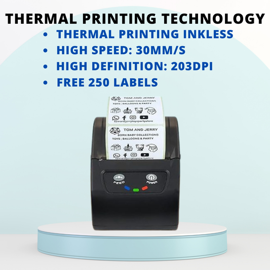 ASOL 58D Label & Receipt Printer | 58mm Label & Receipt Printer | Non Battery | 2inch Printer