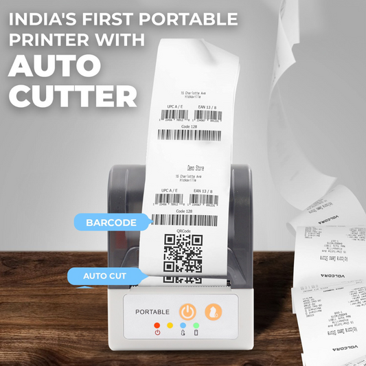 ASOL201 2inch Receipt Printer | 58mm Portable Receipt Printer | Battery | With Auto cutter