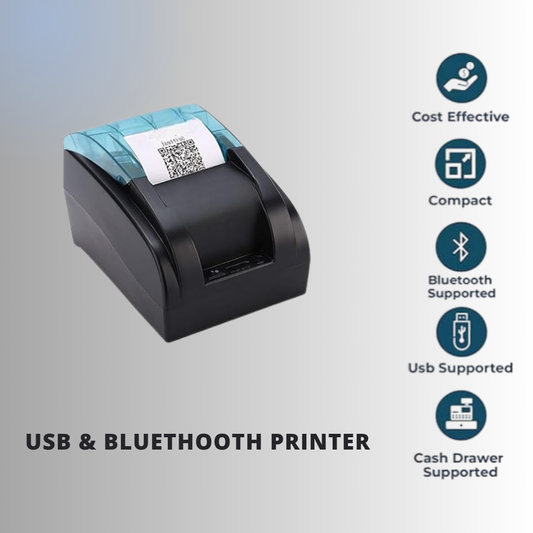 ASOL 2inch Receipt Printer with Billing Software | 58mm Receipt Printer