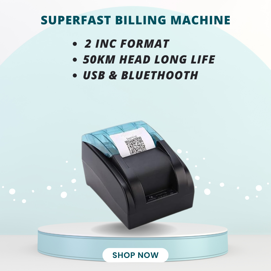 ASOL 2inch Receipt Printer | 58mm Receipt Printer | Non Battery | Billing Machine