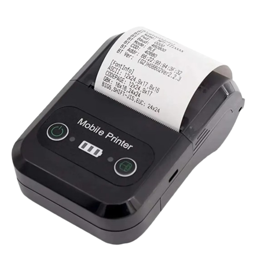 ASOL 2inch Receipt Printer 58mm Portable Pocket Receipt Printer | Battery Printer
