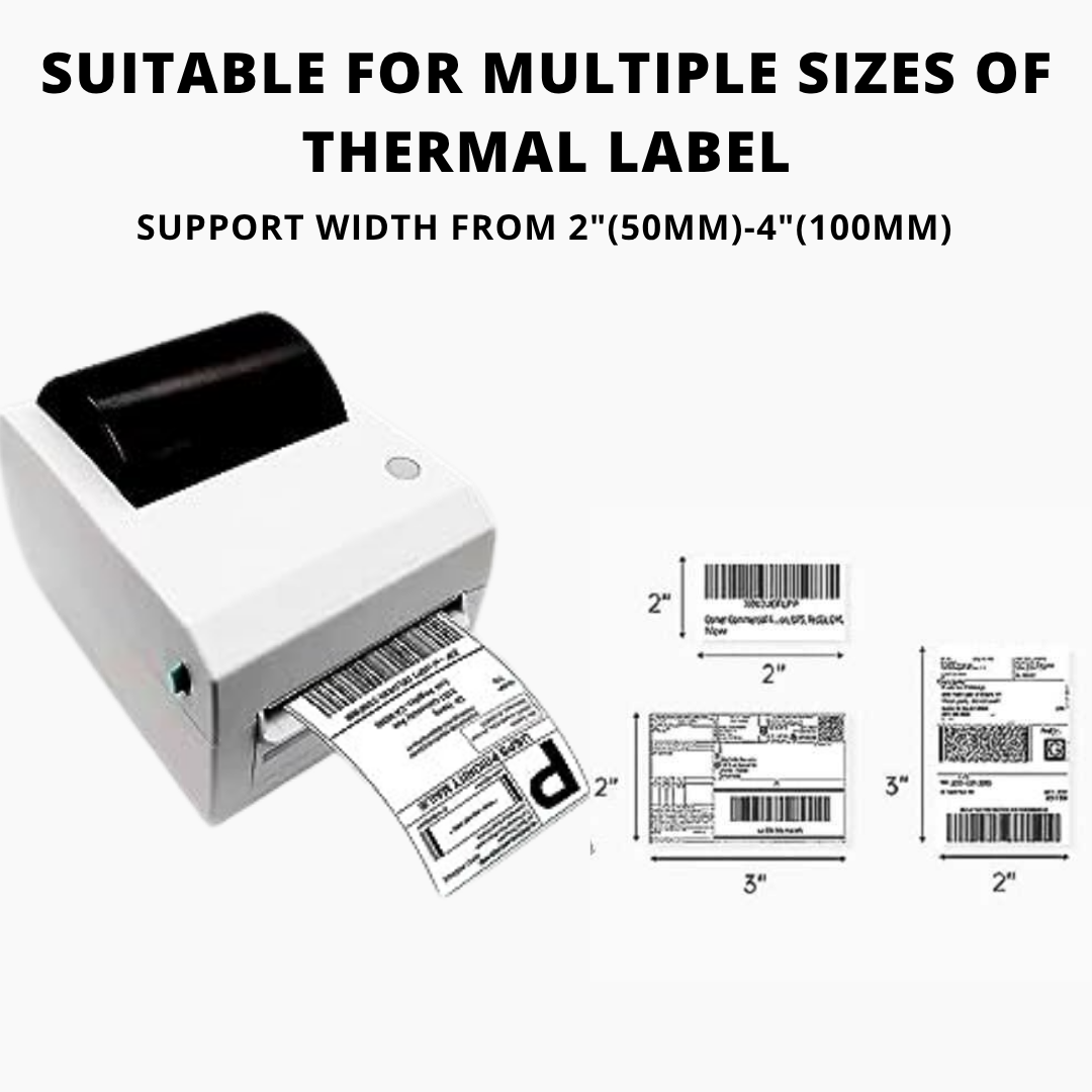ASOL CD410 Shipping Label Printer | Label Printer | Receipt Printer | All In One Printer | USB, BLE Supported