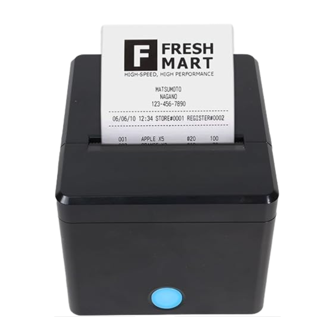 ASOL 3inch Receipt Printer with Billing Software | 80mm Receipt Printer with Autocutter
