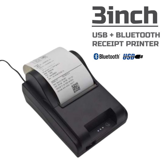 ASOL 3inch Receipt Printer with Billing Software | 80mm Receipt Printer without Autocutter