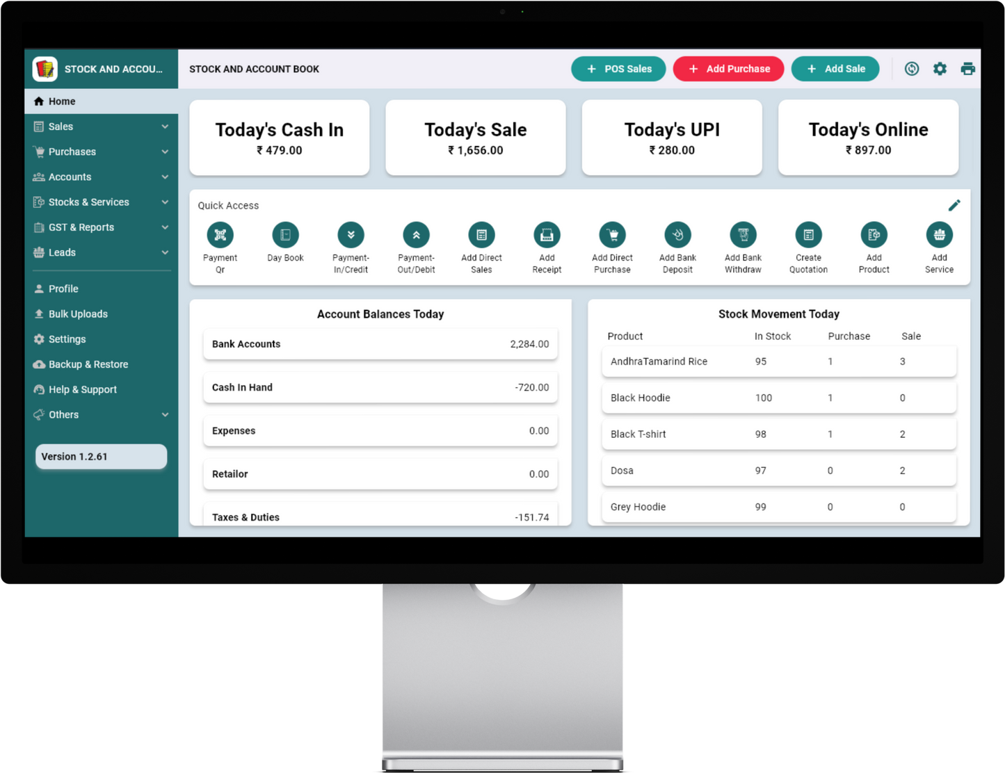 Best Billing Software | Stock And Account Book Desktop Software