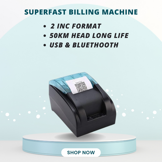 ASOL 2inch Receipt Printer | 58mm Receipt Printer | Non Battery | Billing Machine